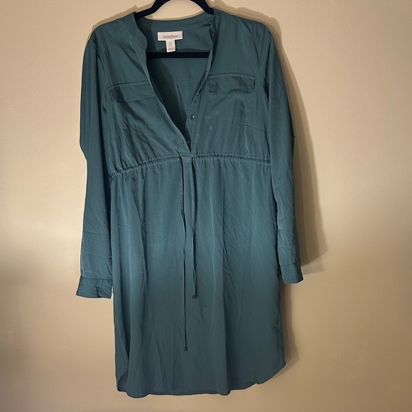 Motherhood Dresses & Skirts - Motherhood Teal Maternity Tunic